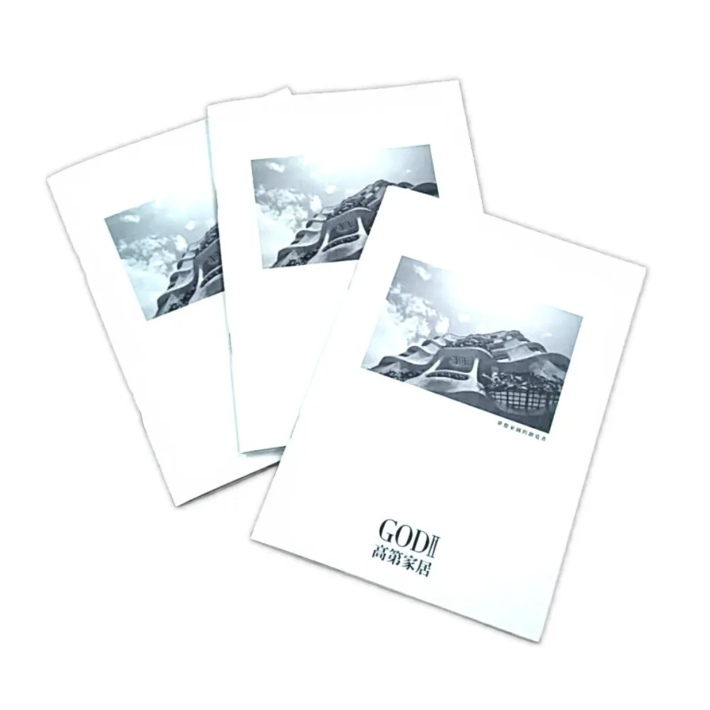 Подгонянный полноцветный Печатный бизнес-каталог