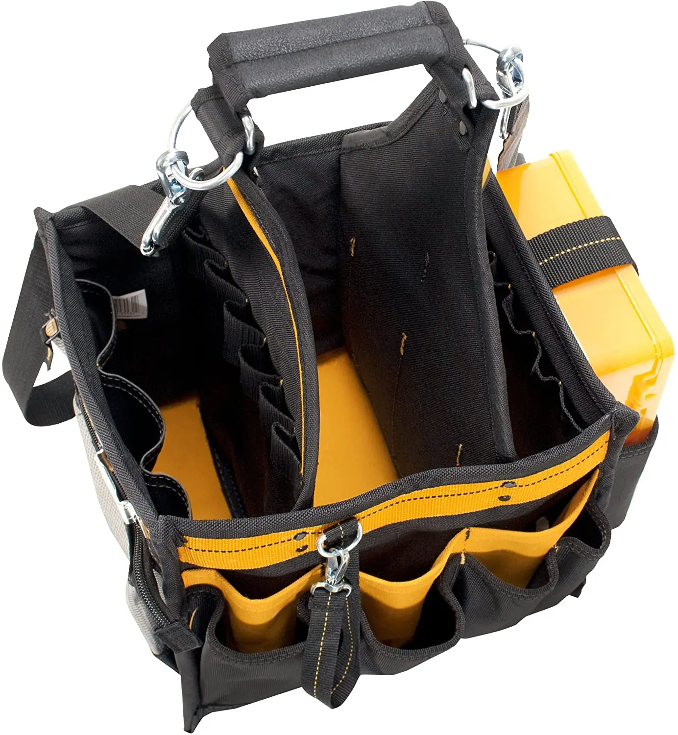 Heavy Duty Electrical and Maintenance Tool Carrier & Parts Tray with 23 Pockets Carry Case Tool Bags