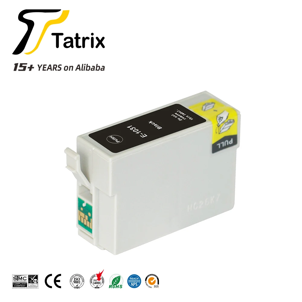 Tatrix T1031 T1032 T1033 T1034 Premium Color Compatible Printer Ink Cartridge for Epson Stylus Office T40W T1100