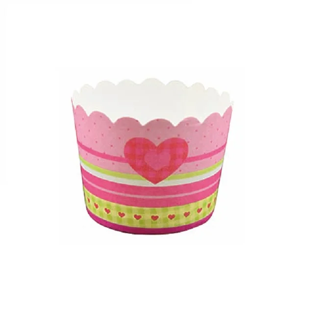 Printed Disposable Baking Paper Cup For Cake Bread Muffin Cups