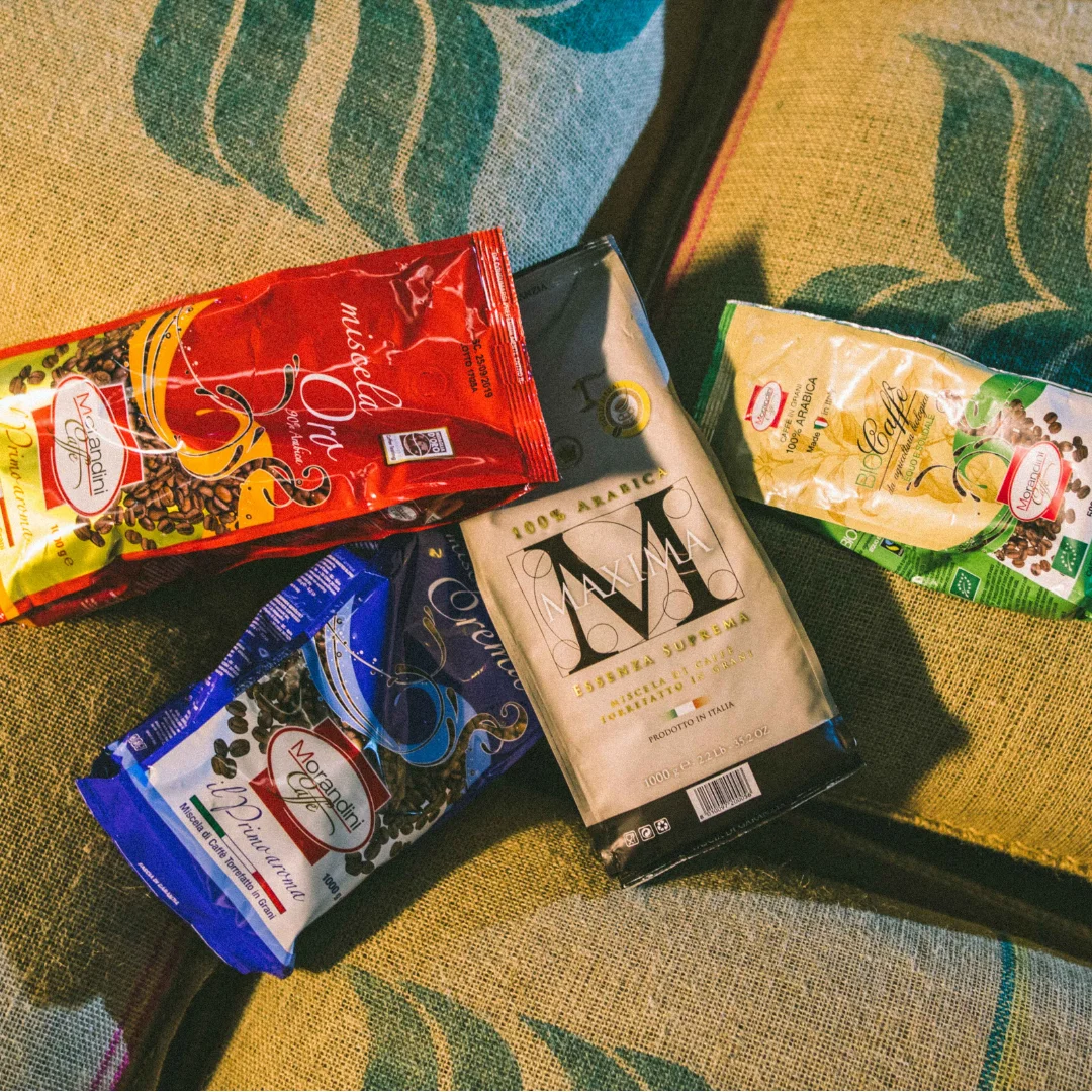 BEST QUALITY Made in Italy roasted coffee beans Caffe Morandini blends 1000g whole beans for retail