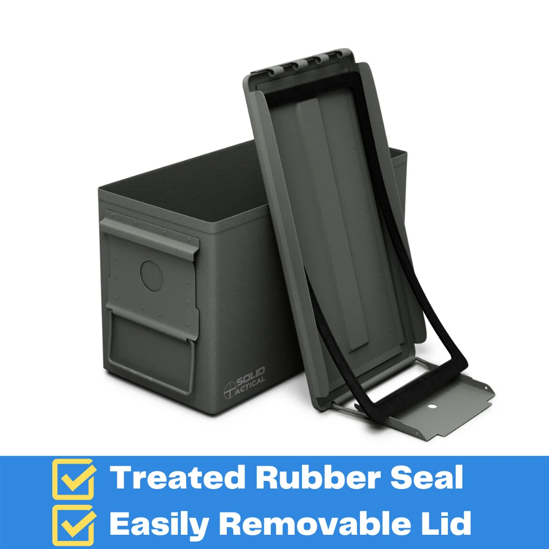 Воздуха и воды плотно OD зеленый 50 отдельно Кол-во сталь Milspec M2A1 патроны может твердой Тактический