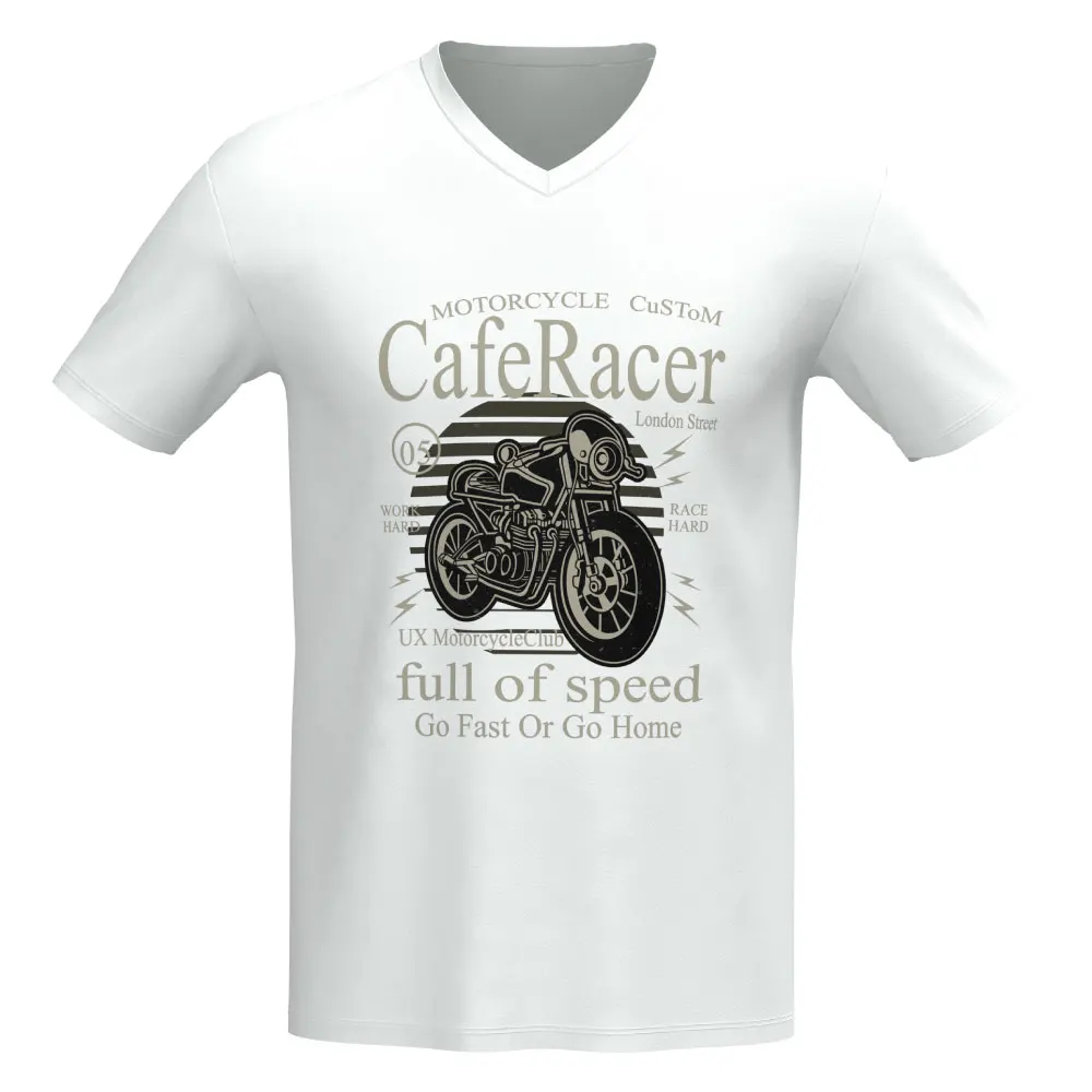 
Man Clothing Premium quality Custom printed T-shirt Soft Black white orange Single Jersey 95% Cotton 5 % Spandex Comfortable 