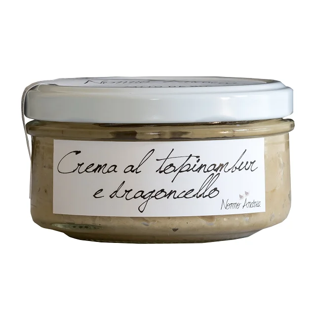 
Premium Italian Jerusalem Artichoke and Tarragon Spread Cream in 150gr jar - Nonno Andrea 