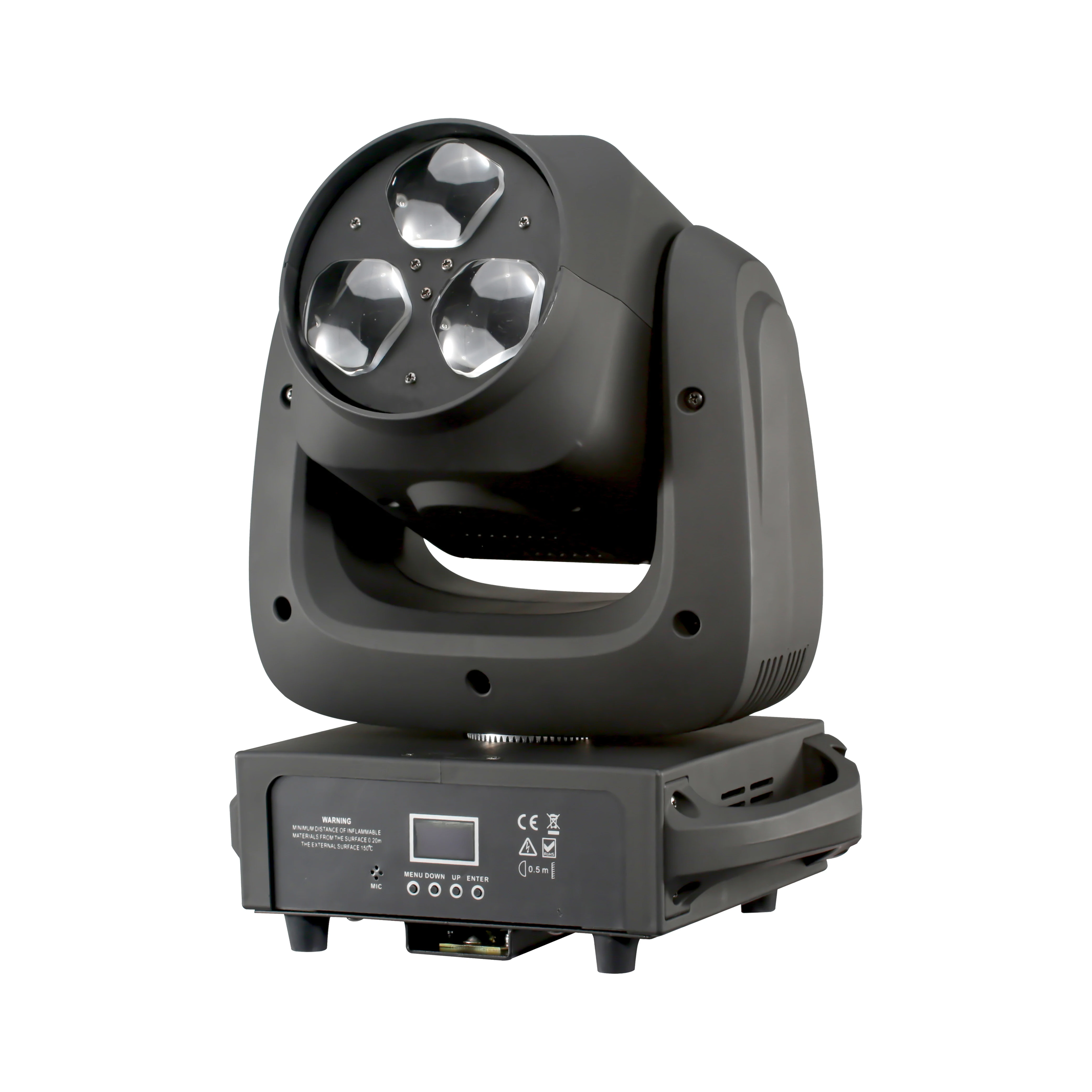 Super bright mini Bee Eyes 3 X 40W LED Moving Head Beam Zoom Wash full function machine