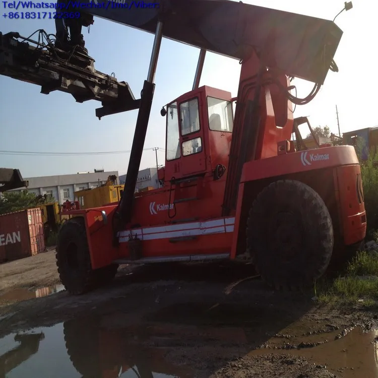  Оригинальный Подержанный штабелер Kalmar на 45 тонн DRD450 контейнер-штабелер для