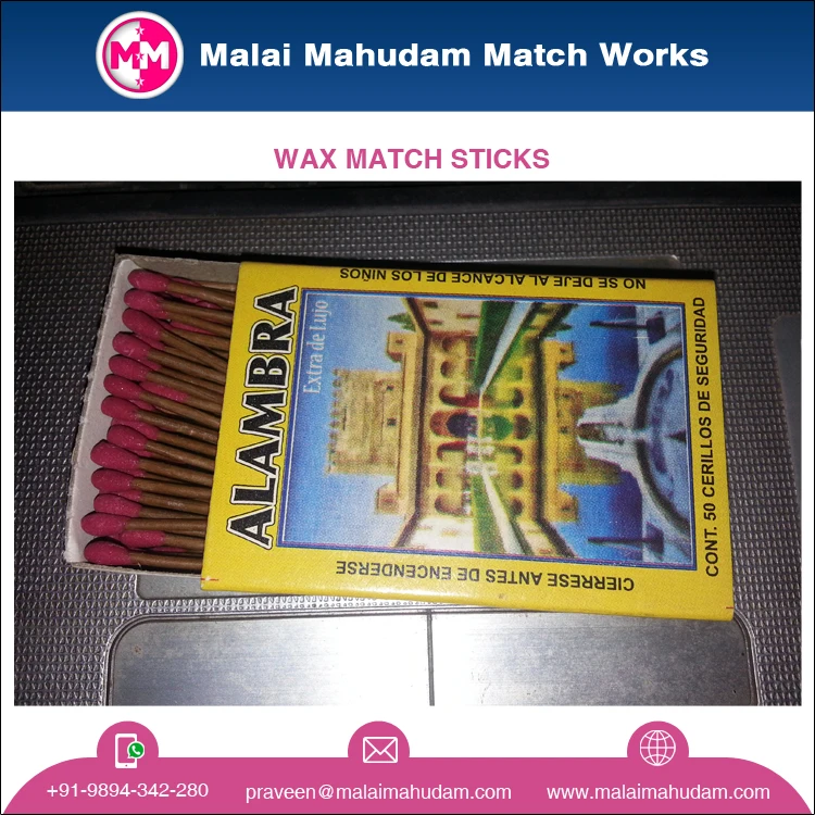 Customized Packaging Available for Highest Quality Wax Vesta at Best Price