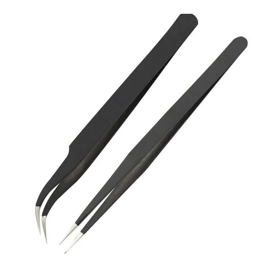 1 Pcs Colorful New Arrival Professional Stainless Steel Tweezer Eyebrow Face Nose Hair Clip Remover Tool Banana Clip