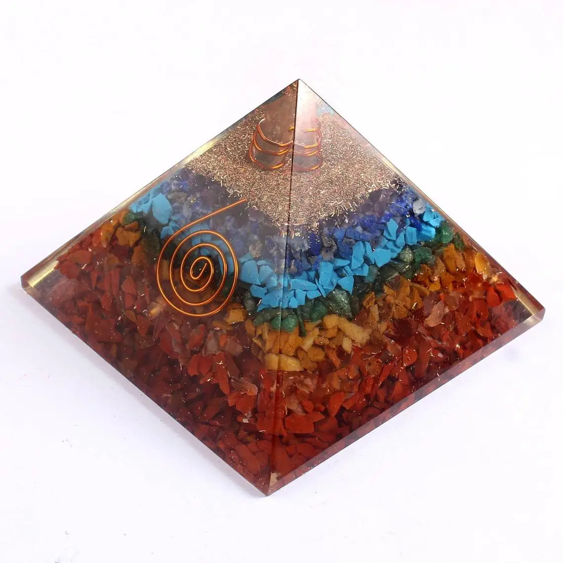 Пирамида семь чакр ОРГОН | 7 Чакр оргонит