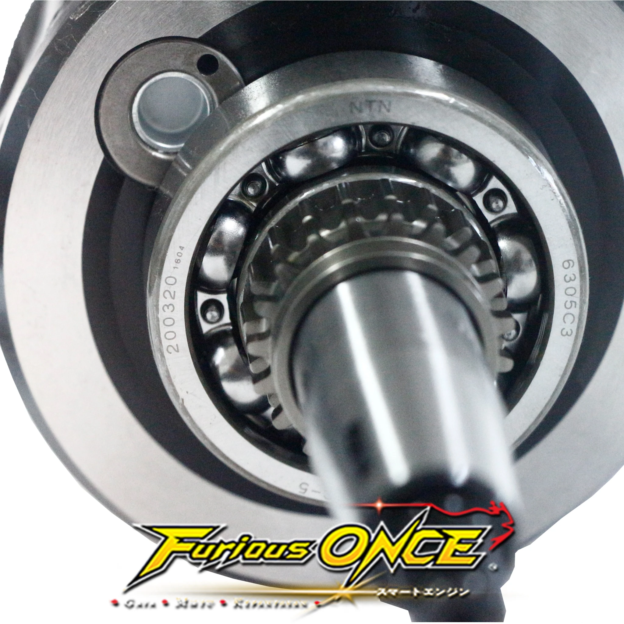 Y15/ LC135 II Motorcycle Crankshaft Assy with Forged Connecting Rod Best for Racing / Modified Bike