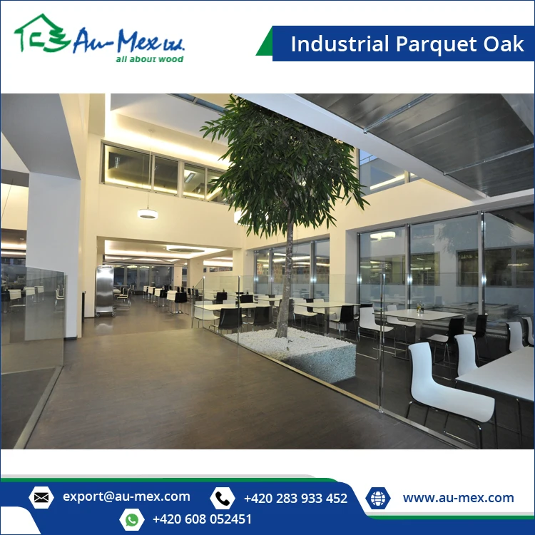 Premium Quality Durable Industrial Parquet Oak Solid Wood Flooring 22.8x8x160 mm