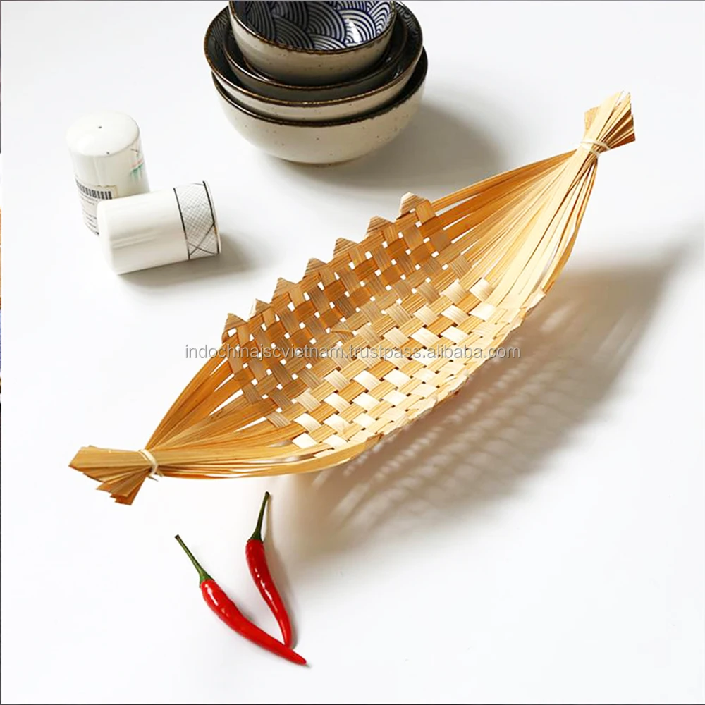 Bamboo serving tray/fruit tray/restaurant fast food tray wholesale