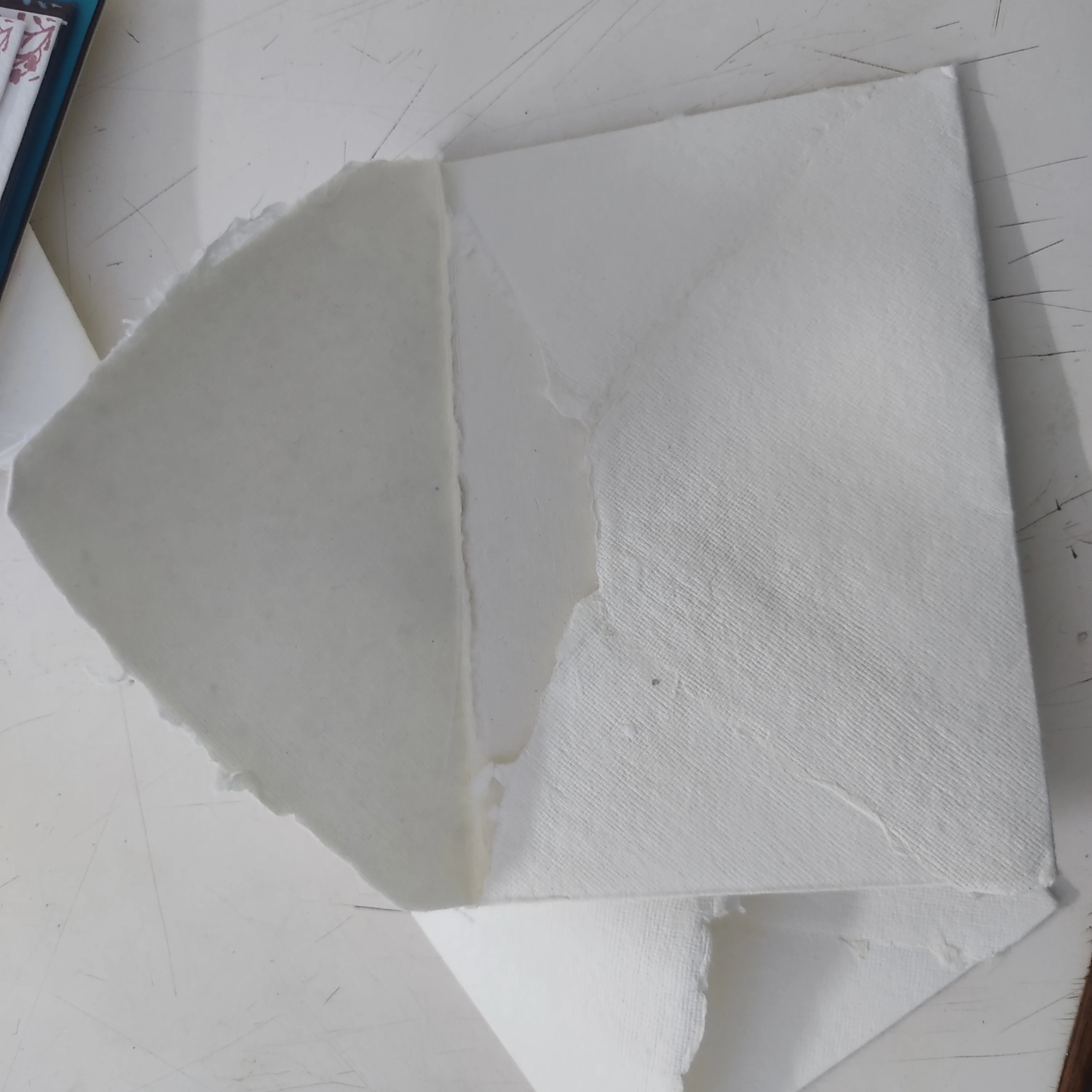 5x7mm Cotton Handmade Deckle Edge Envelopes DIY Wedding Invitation Card Making Deckle White Burnt Paper Cotton Rag Envelope