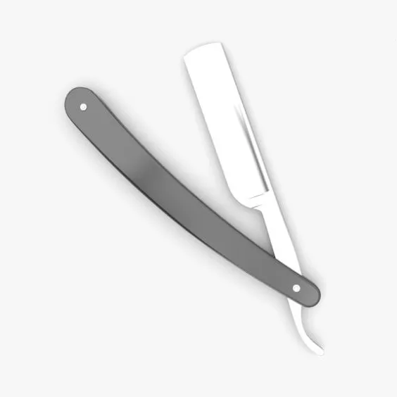 Деревянный Парикмахерская прямого кроя горло головка для бритвенного станка салон плавную нарезку золотистого цвета с бритва