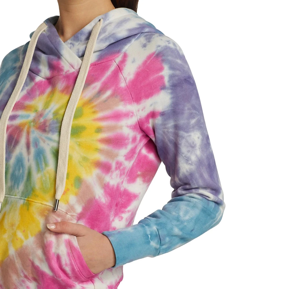 Street Wear Women Tie Dye Winter Hoodies