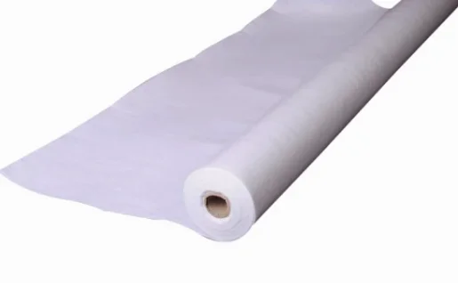 White Sticky Adhesive Floor Covering 100% Polyester Spun Bonded Painter Felt Anti Skid Water Absorbent Floor Protector