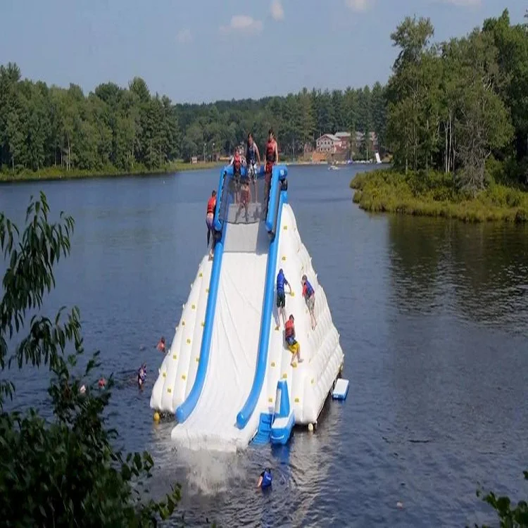 
Best selling Summer water floating toy inflatable water park inflatable climbing iceberg tower 
