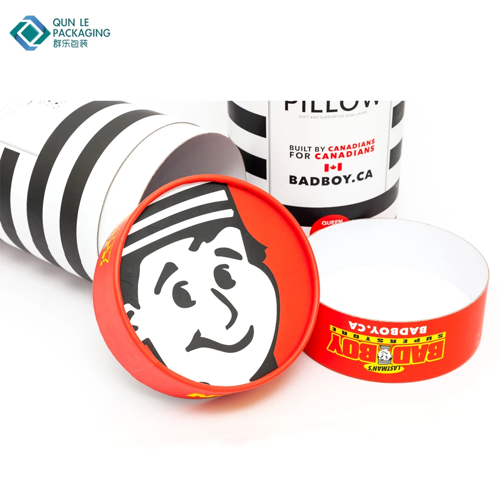 New Luxury Big Size Pillow/Toy/Shoe/Umbrella/Yoga Mat Paper Tube Packaging Container Box Cardboard Cylinder