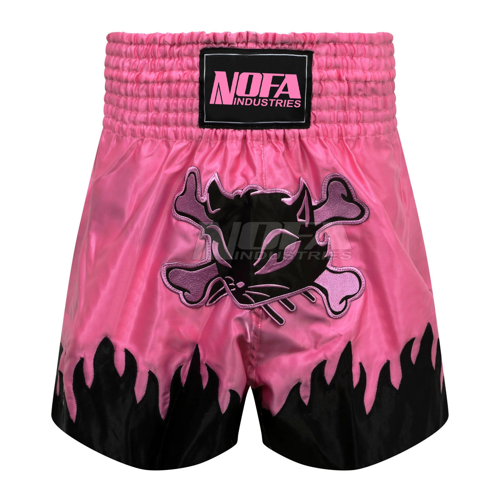 Boxing Muay Thai Short Ladies Pink Muay Thai Fight Shorts Kick Boxing Trunks MMA Girls Private Label Custom MMA Boxing Training
