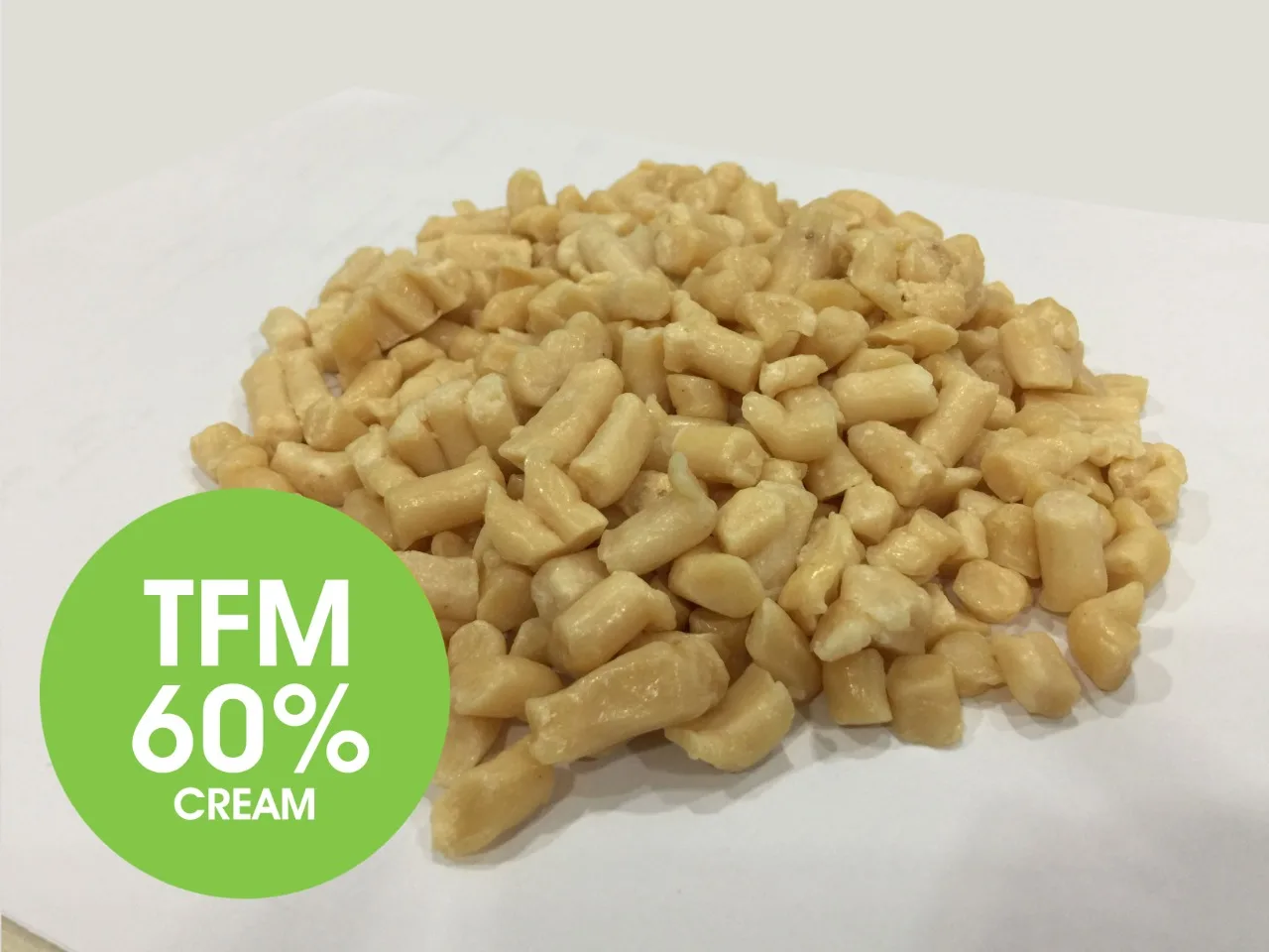 
Creamish Brown Color 99% Purity Raw Material TFM 60% Laundry Soap Noodles 