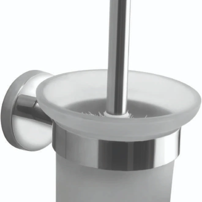 
 Щетка для унитаза с держателем, набор из нержавеющей стали, с ручкой, для уборки туалета  