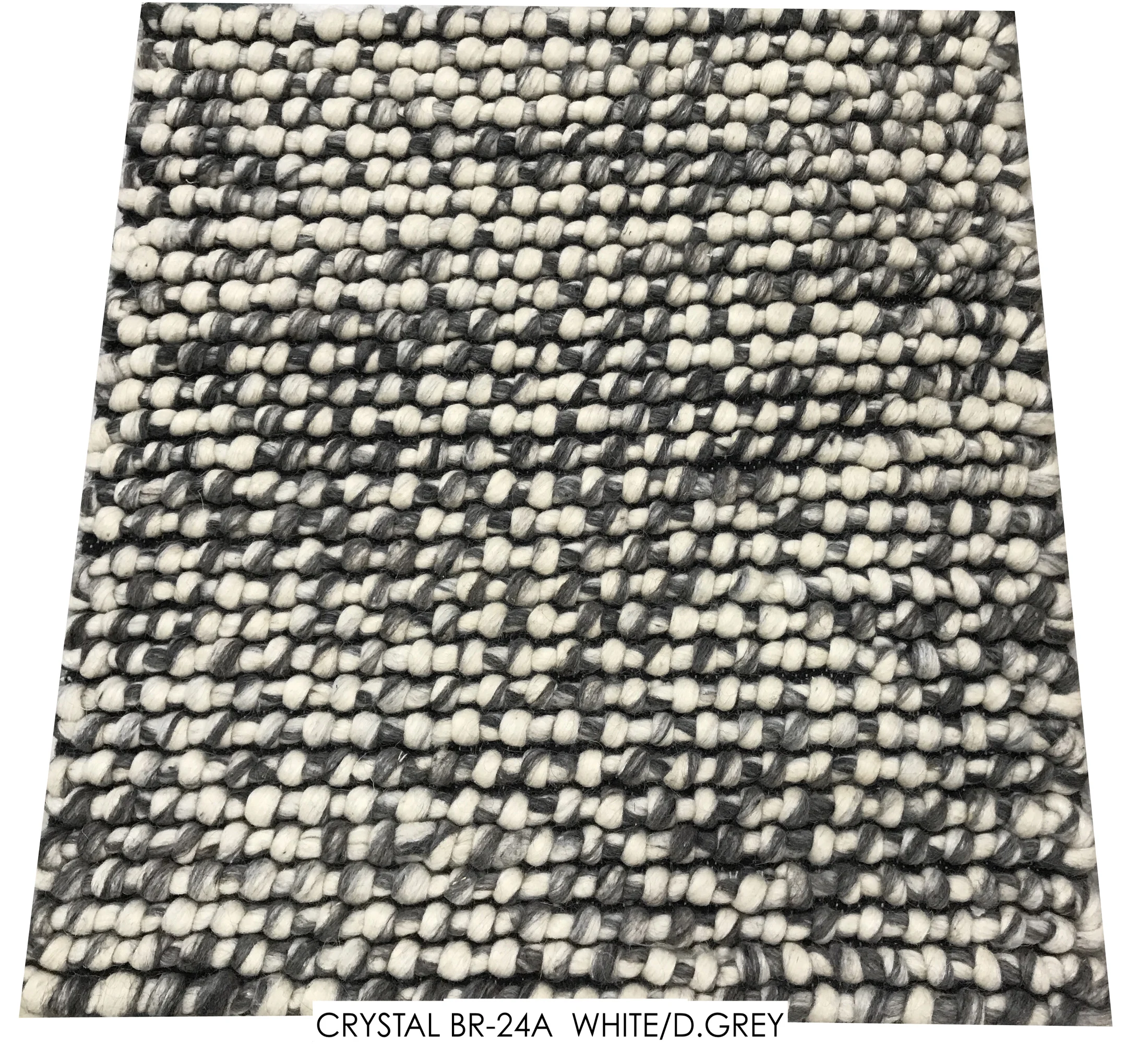 Looped Braided Wool Rug
