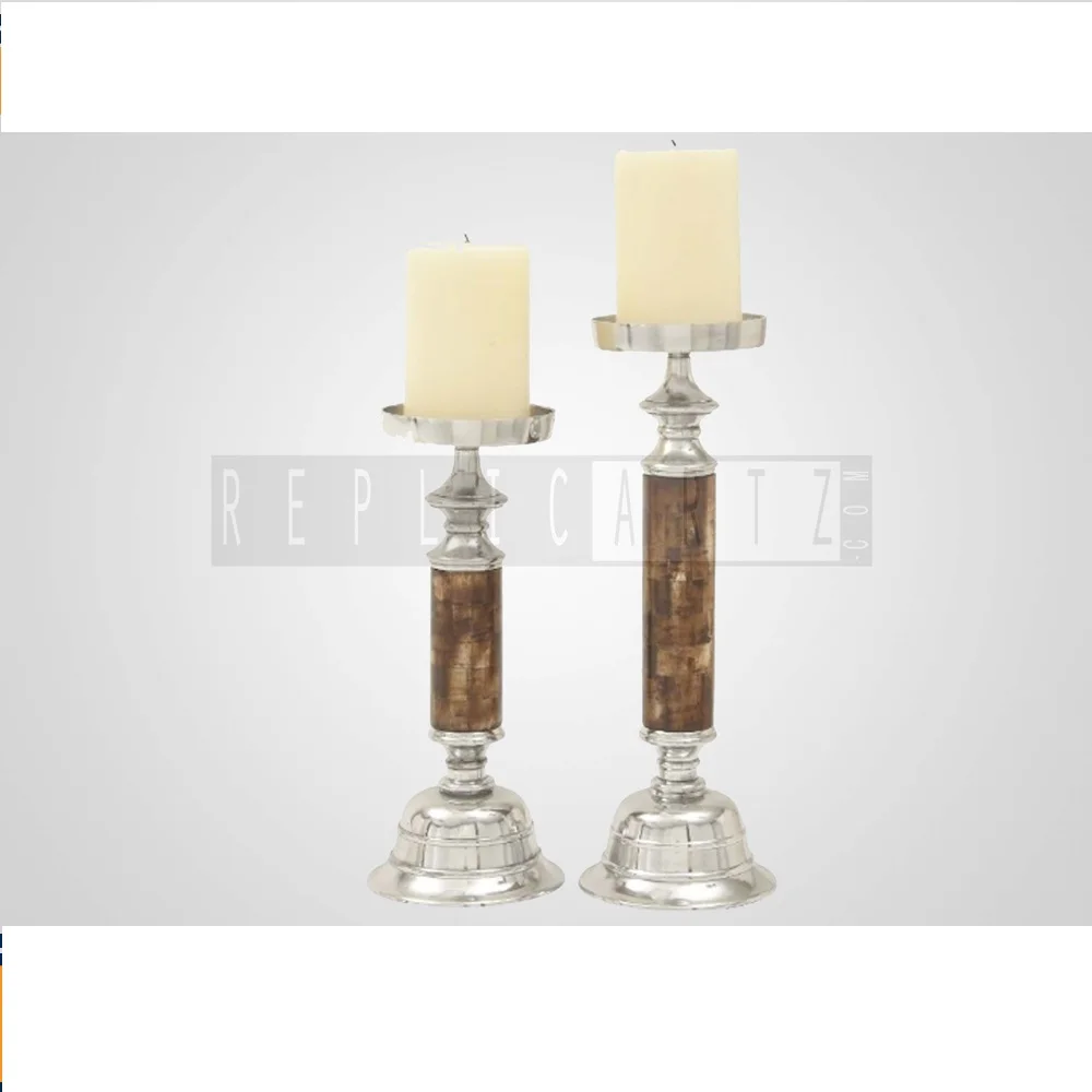 Wooden Pillar Candlestick Stand Home Decor Tea Light Candle Holders Home Decor Accent for Wedding Birthday Events