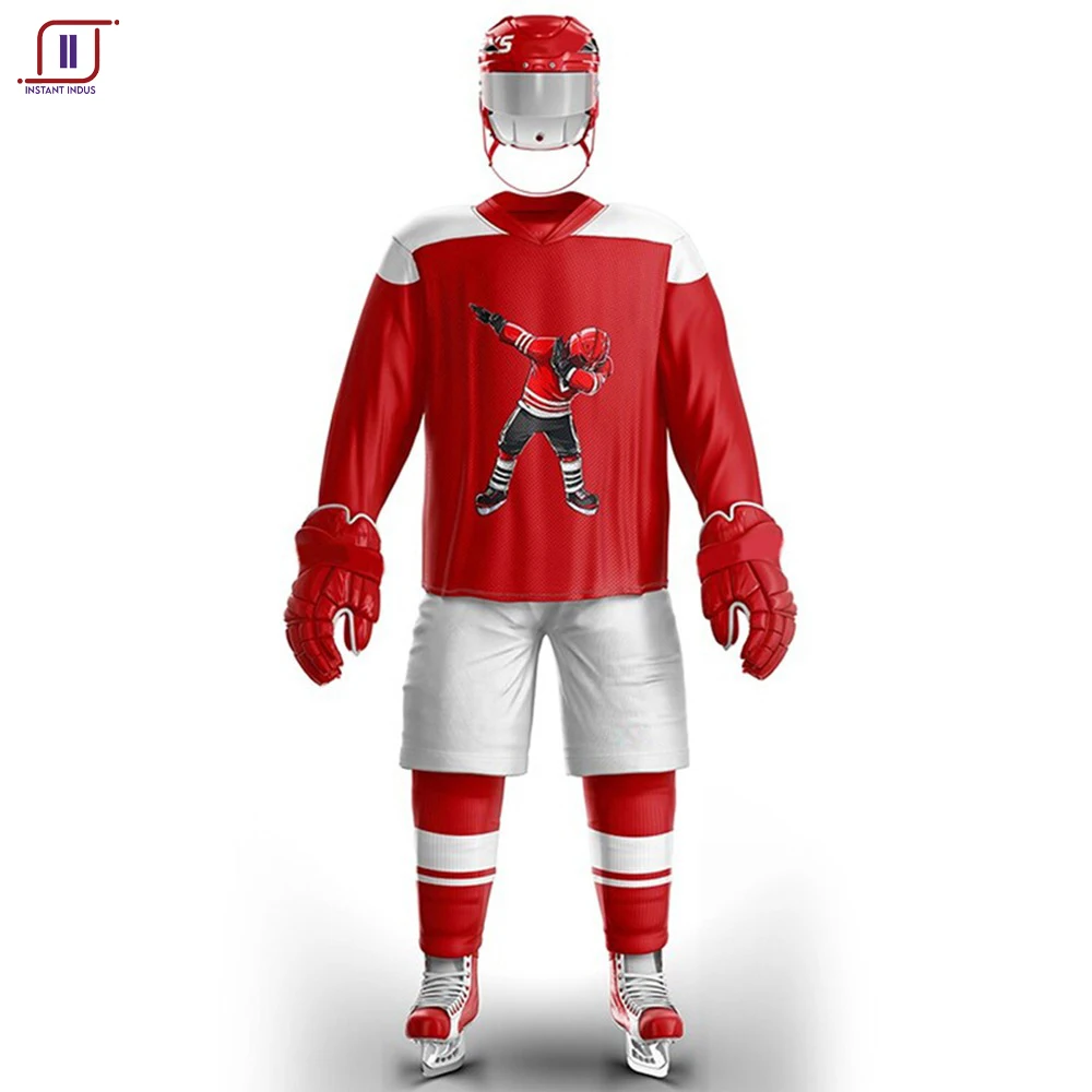Custom ice hockey uniform custom team name and numbers OEM Customizable