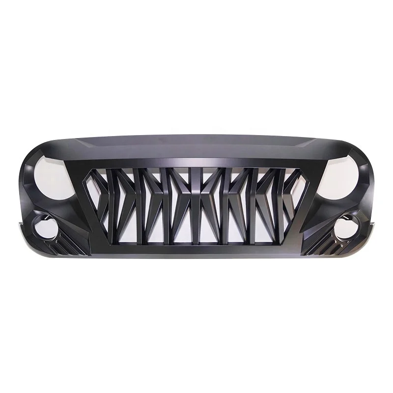ABS grill  for the new Jeep Wrangler JK bumper grille  Car Accessories 2007-2017