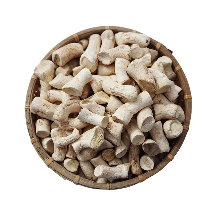 Лидер продаж, белый цветок, ножки грибов, сухие ножки Shiitake, лидер продаж, сушеные грибы Stipe