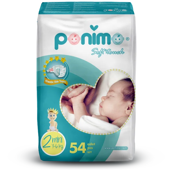 Ponimo Eco Pack No:2 ( Mini ) High Quality Baby Diapers Turkey