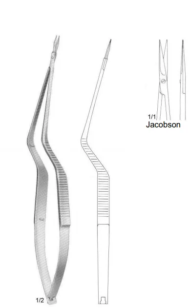 Микро-Ножницы высшего качества Jacobson немецкие Прямые острые/Острые Ножницы из нержавеющей стали 22 5 см