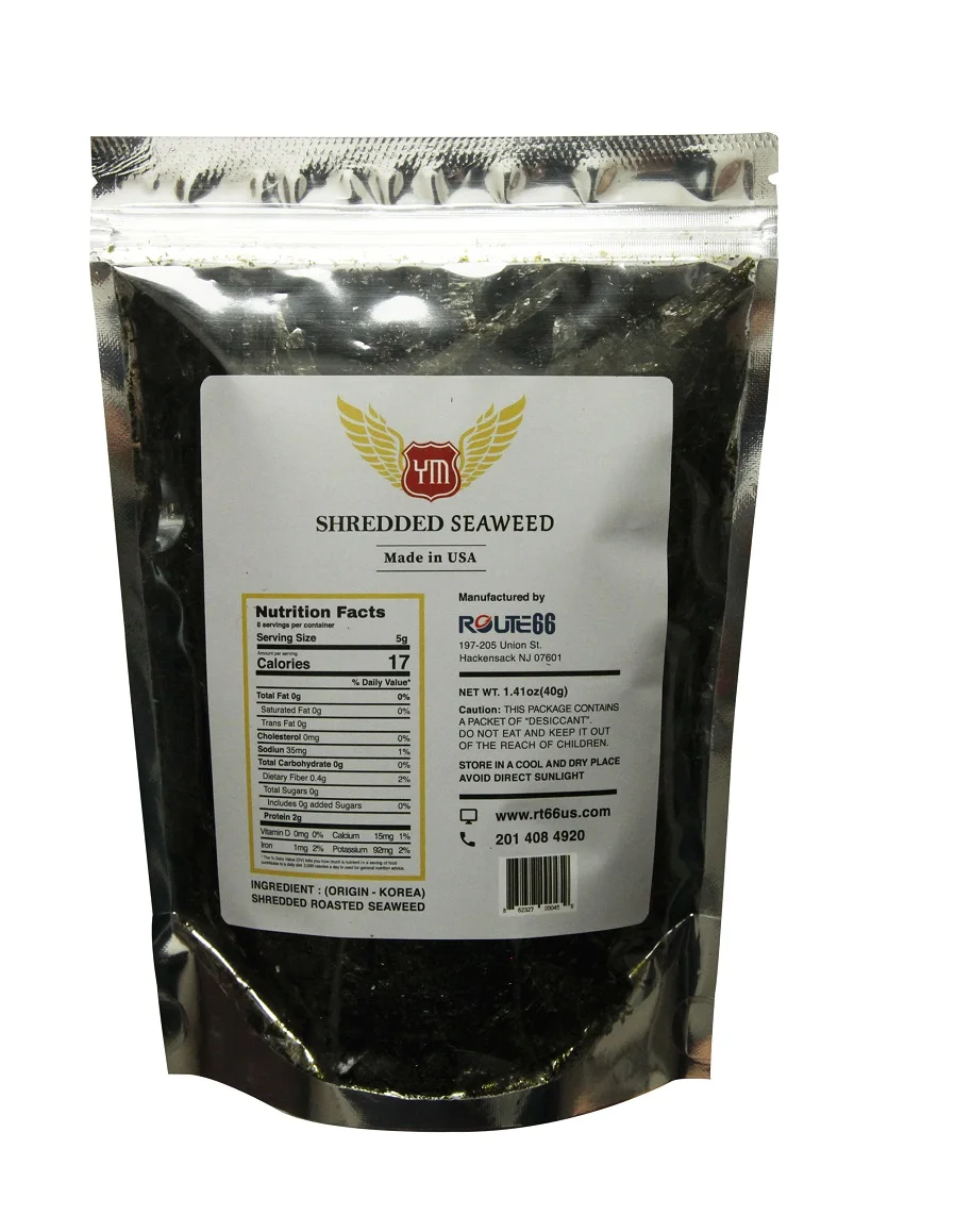 YM жареные водоросли Премиум измельченные Kizami Nori для топпинга