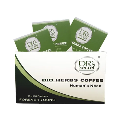 
6 пакетиков/коробка для оригинального DRS SECRET, мгновенные био травы, кофе, Малайзия 