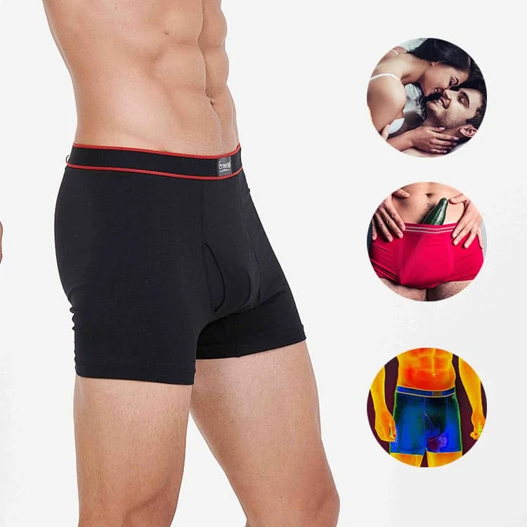 Ношение лечения мужской поддержки пенис циркуляции потока улучшить disfuncion erectil излучение в дальнем инфракрасном диапазоне волна нижнее белье, мужские трусы