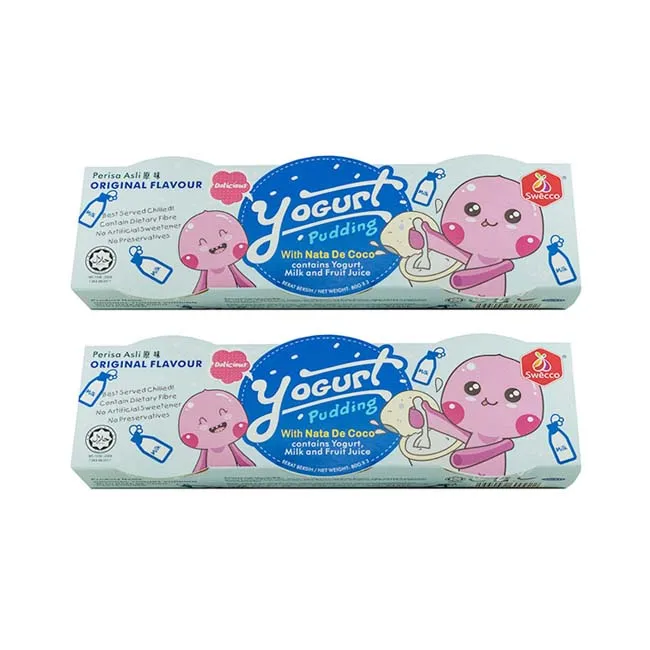 Ready To Eat Swecco Low Fat Instant Yogurt Pudding Smooth Silky Fresh Milk Dairy Yogurt Texture Using Only Finest Ingredients