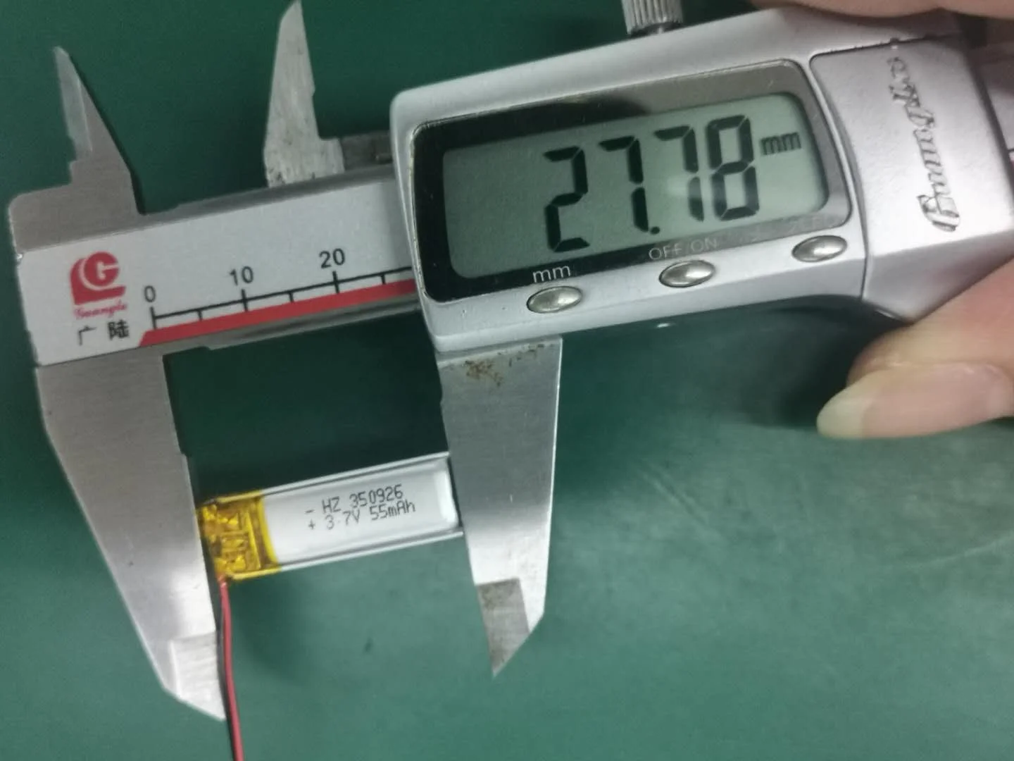 High Quality 360926 3.7v 55mah 350926 Polymer Lithium Ion Battery
