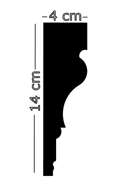 Оконная/дверная рама внешняя EPS формовка WDECO6