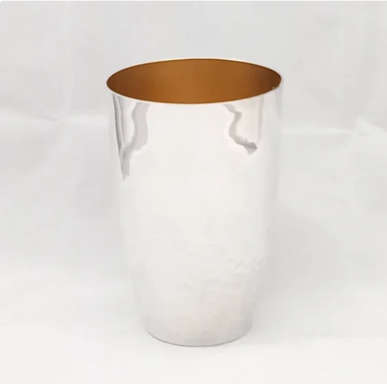 Серебряная чашка KIDDUSH с серебряным покрытием Сделано в Индии уникальный дизайн серебряное покрытие Еврейский стиль оптовая цена