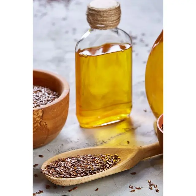 Best grade high quality flaxseed oil for reduce cancer risk  from India