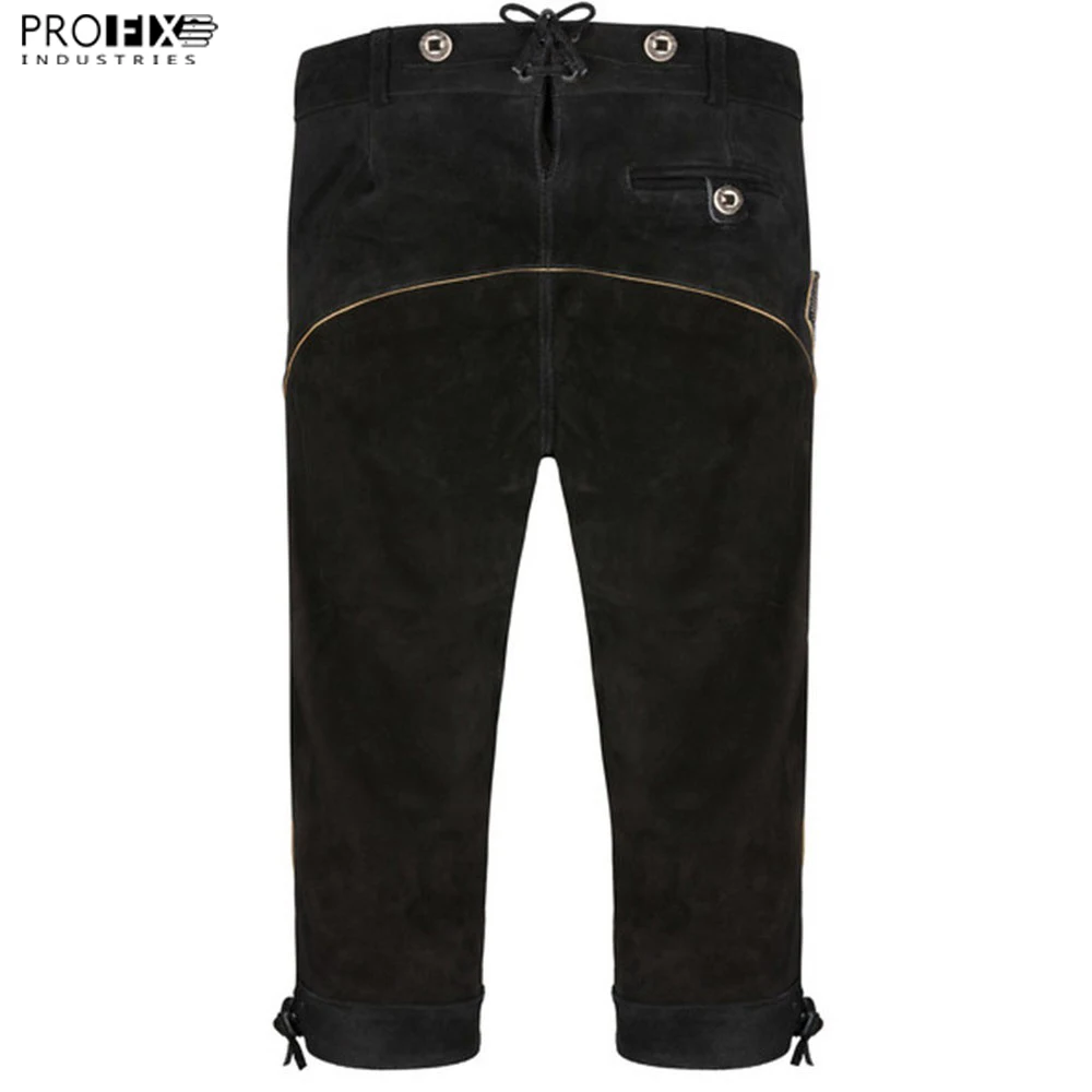 New 2022 Trachyte Wears Oktoberfest Lederhosen Wholesale Price OEM Best Quality leather Pants Knee Length