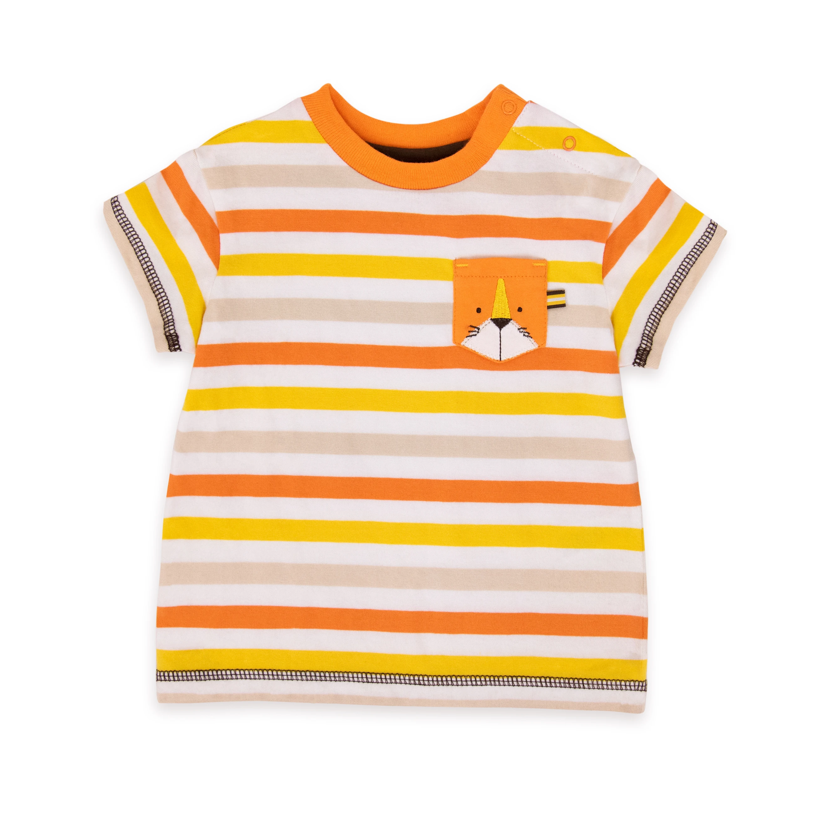 2020 Designer Baby Boy Clothes Set Toddler Summer Animal Tiger Pants Cartoon Orange Brown Beige Tshirt Cotton Print Navy OEM