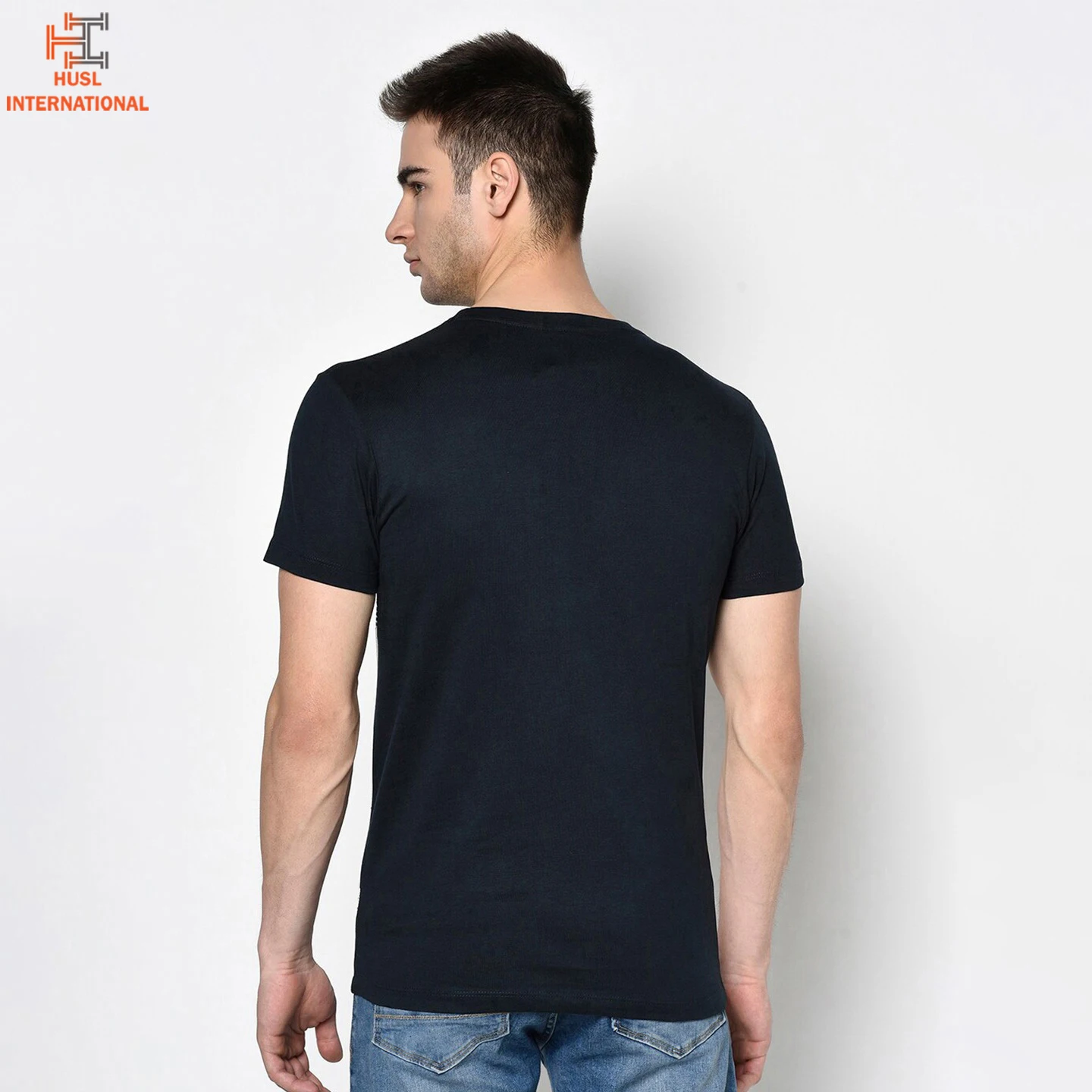 Custom Logo Printing Long Sleeve O Neck T-shirt Casual Blank 100% Cotton Wholesale T Shirts For Men