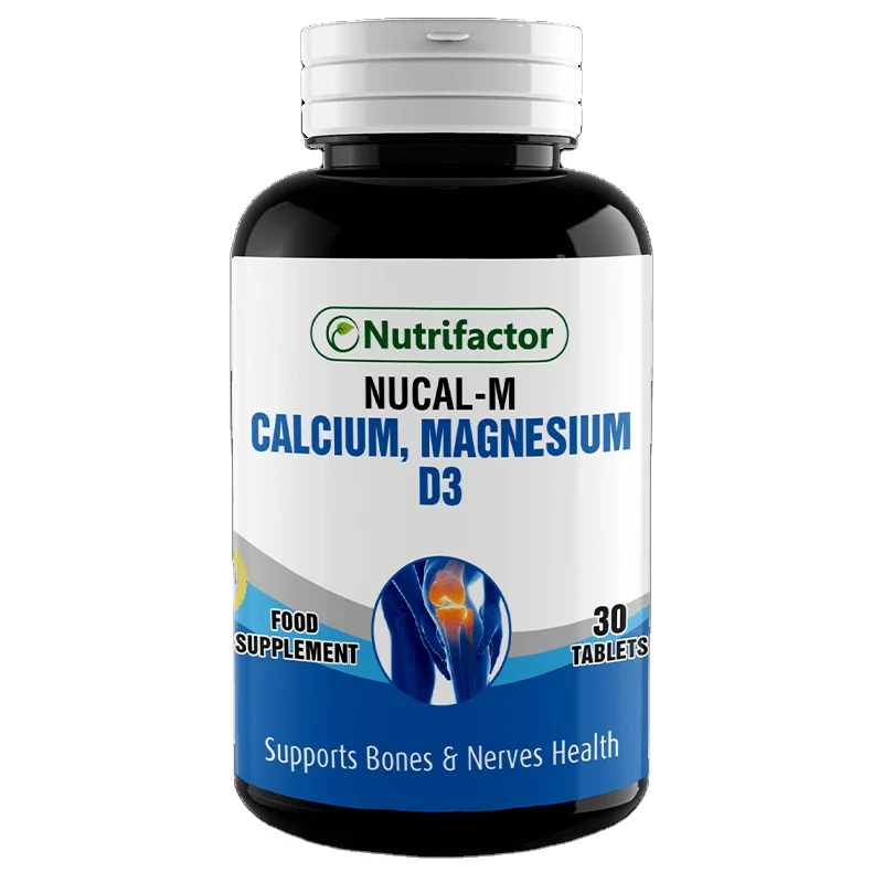 
NUCAL-M | Calcium | Magnesium | Vitamin D3 | Promotes Bones & Nerves Health Vitamin Healthcare Halal nutrition supplement 