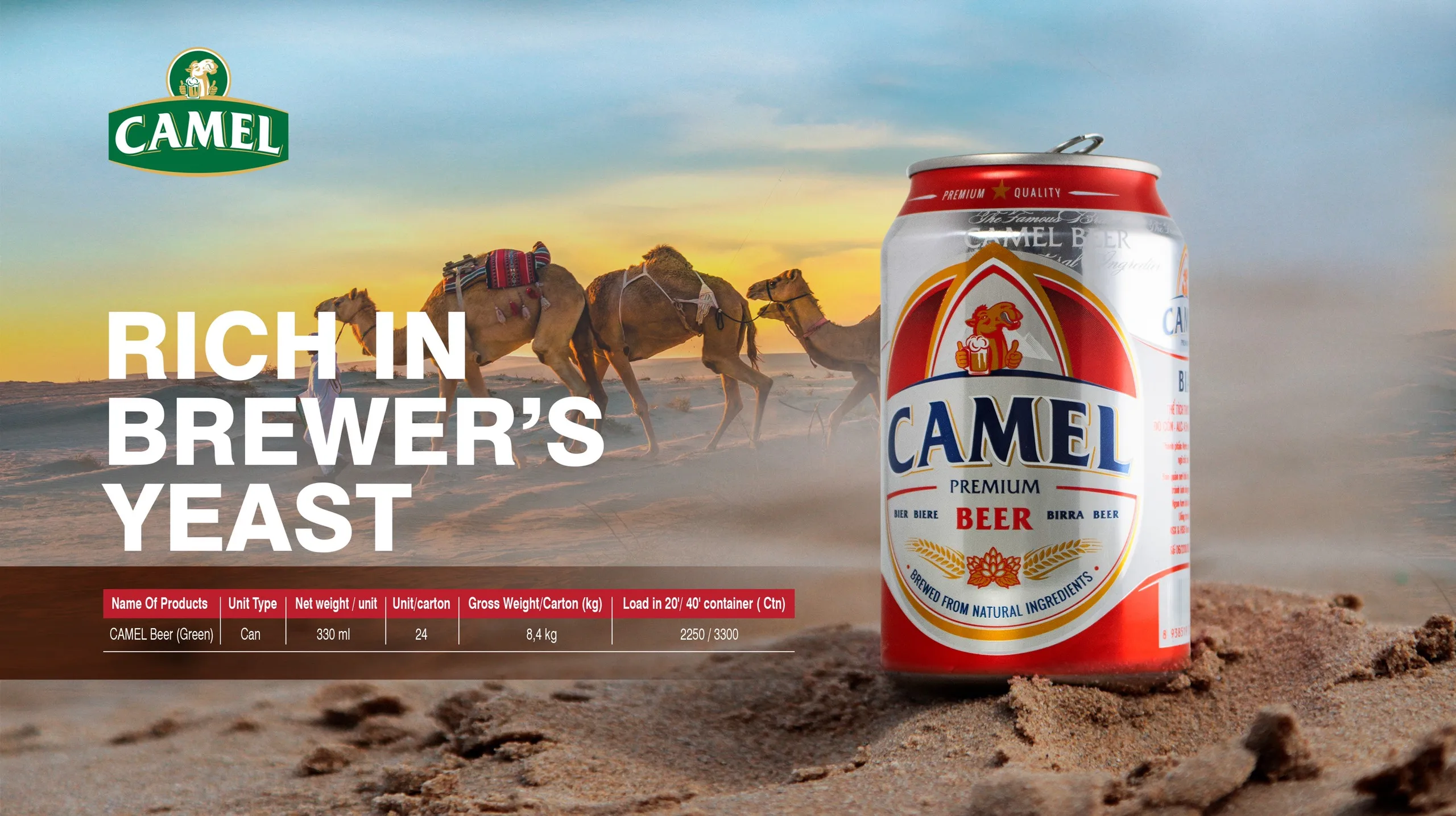 Пиво Camel специального назначения по хорошей цене-330 мл консервированное пиво