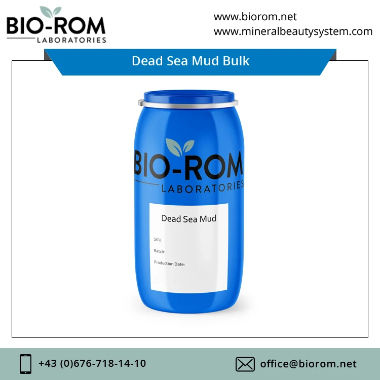 Superb Quality 100% Natural & Organic Unisex Pure Dead Sea Black Mud for Dry Skin from Best Israel Supplier