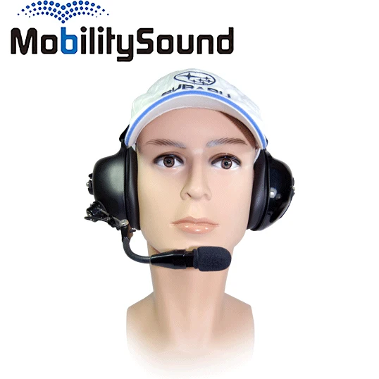 BTH-900-Qx Racing Style BT BLE Wireless Ear Muff Noise Cancelling Headset with PTT Function for Two-Way Radios (e.x. Motorola)