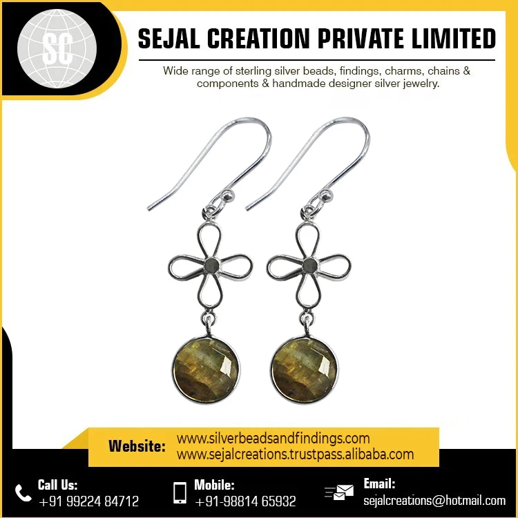 Trendy Earrings 925 Silver Earrings Bulk Exports at Wholesale Price Wholesale Dubai Gold Stud Earrings Jewelry Women Cute Gift P