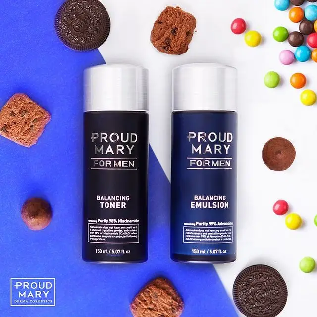 With the functions of Whitening and  Anti-aging Private Labeling Available Korean Men Skincare Set Toner150ml + Emulsion 150ml