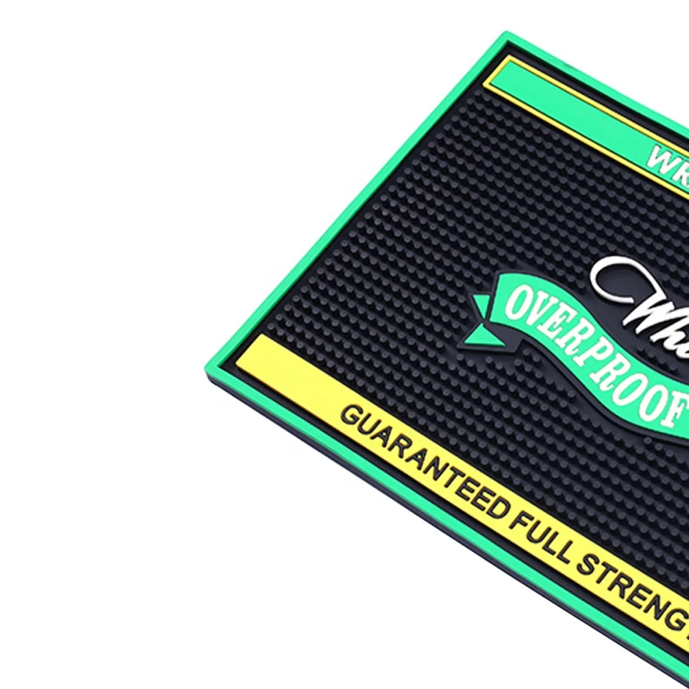 Promotion Customized logo raised rubber pvc floor mat custom door mat